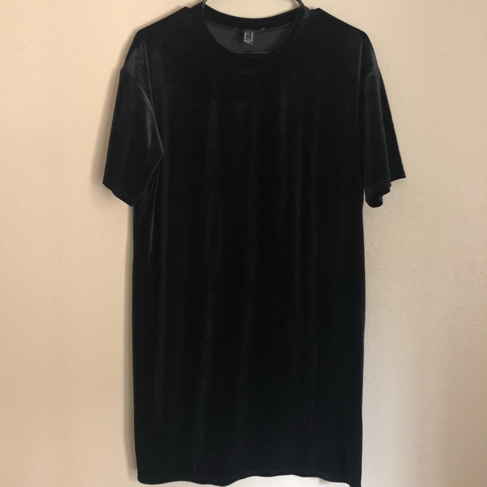 Forever 21 velvet t shirt dress